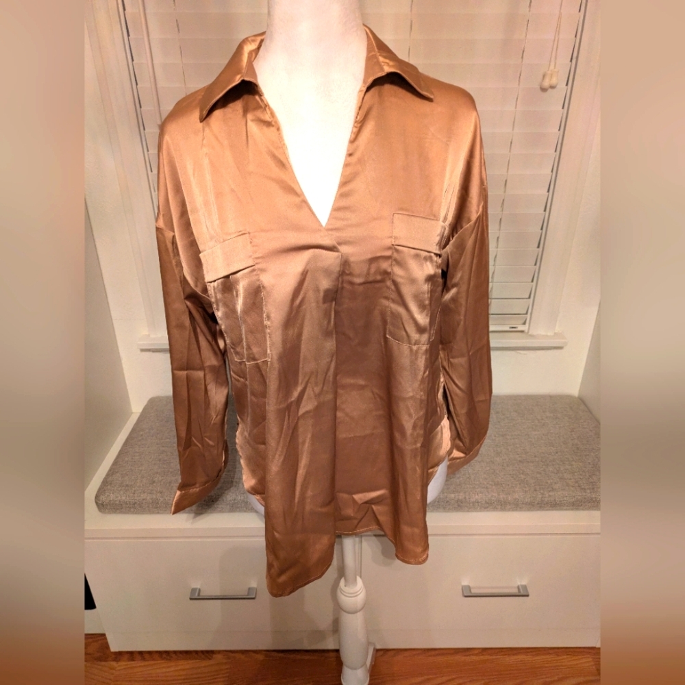 Sassy Satin Top